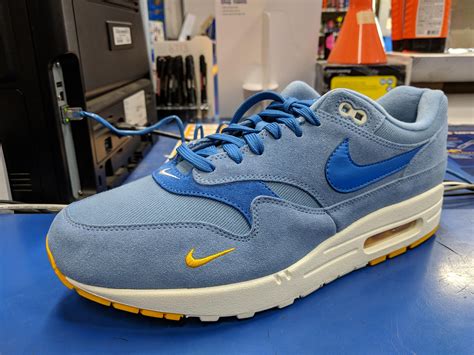 nike air max 1 mini swoosh blue|Air Max 1 shoes.